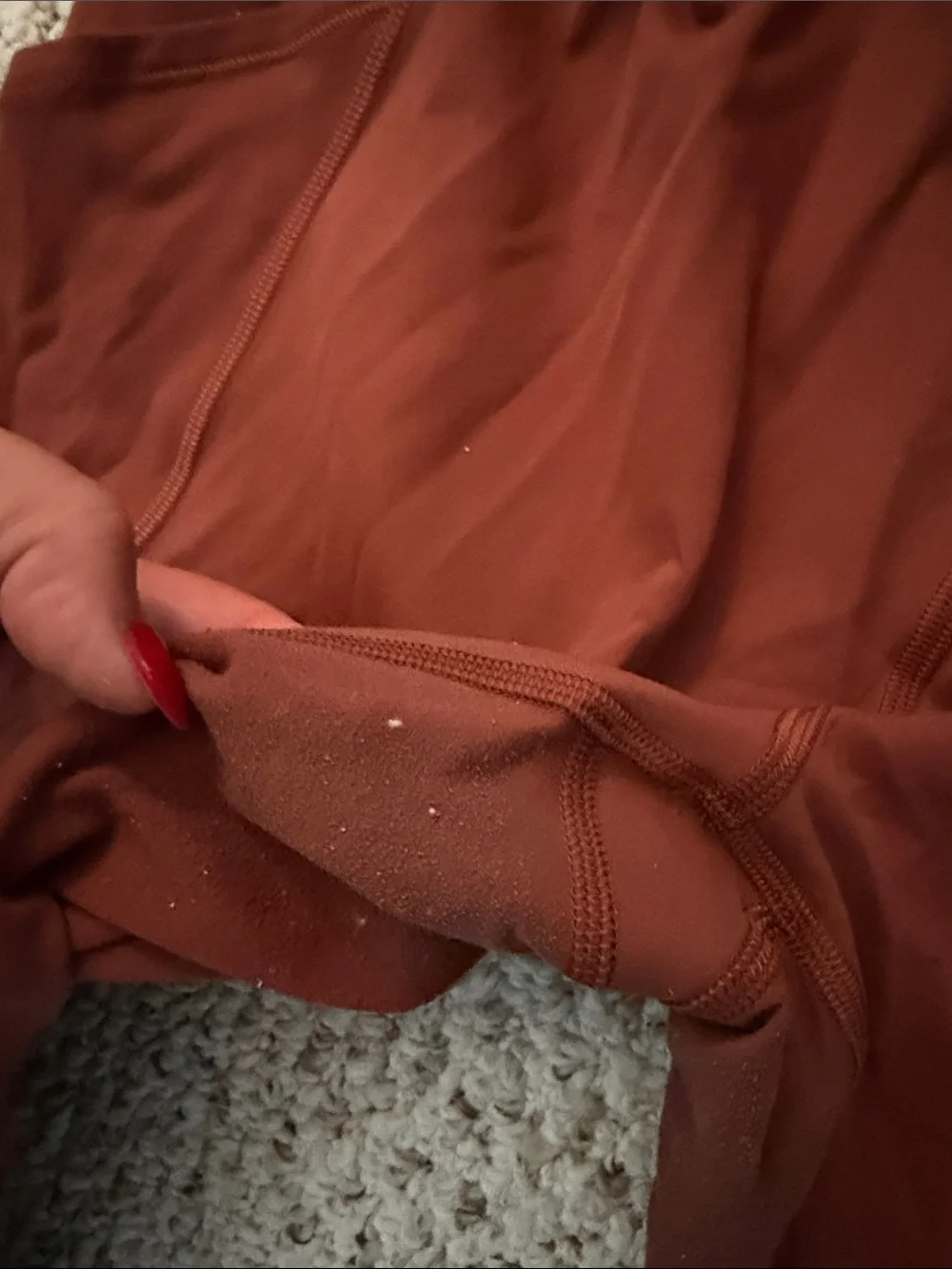Lululemon Wunder Under Leggings-rust